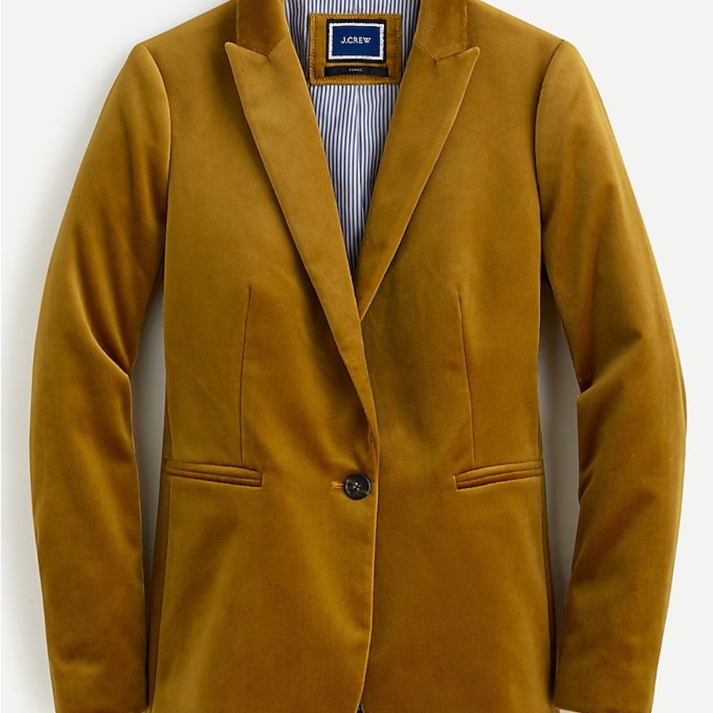 J. Crew Parke Blazer in Velvet